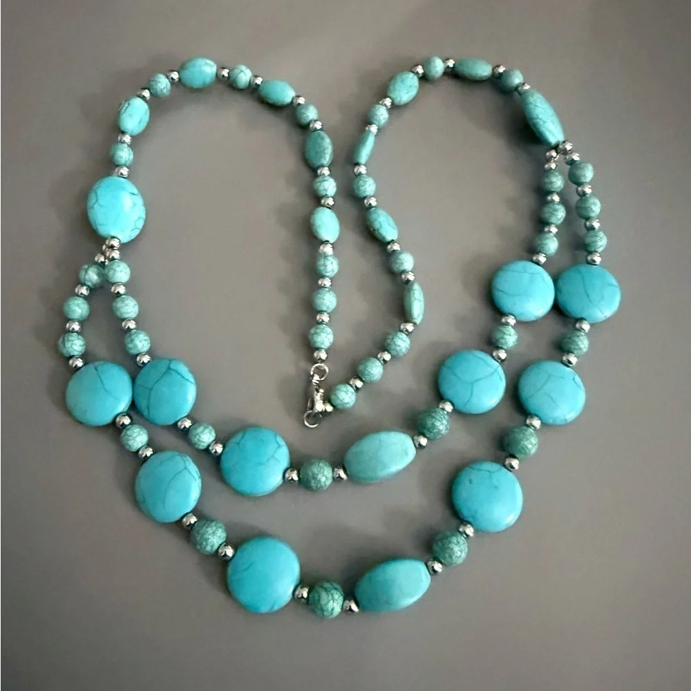 Turquoise Beaded Necklace
